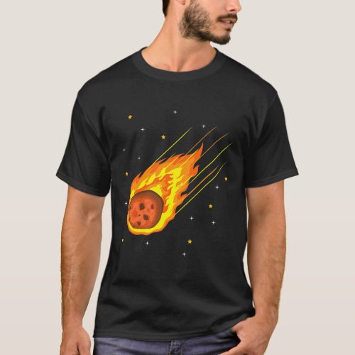 meteorite asteroid comet meteor shower universe me T_Shirt