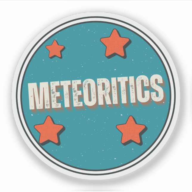 Meteoritics Sticker (Front)