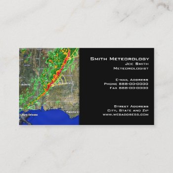 Meteorologist Business Card by BusinessCardsCards at Zazzle