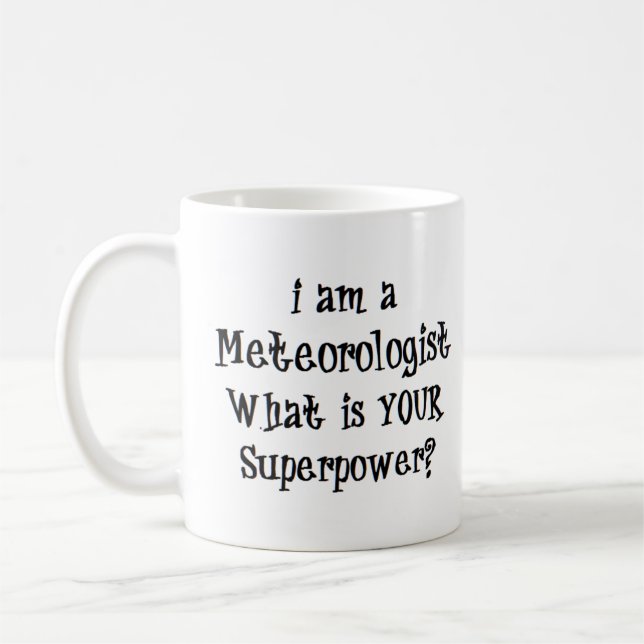 meteorologist coffee mug (Left)