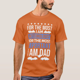 Meteorologist Dad For Forecasting Fathers family T-Shirt