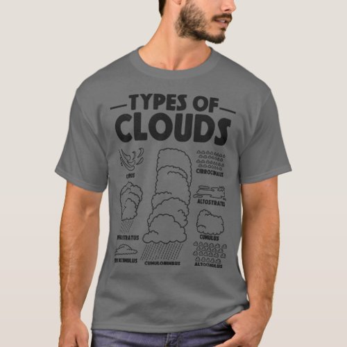 Meteorologist Forecasting Weather Clouds  T_Shirt