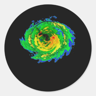 Meteorologist Storm Chasing Weather Radar Chaser T Classic Round Sticker