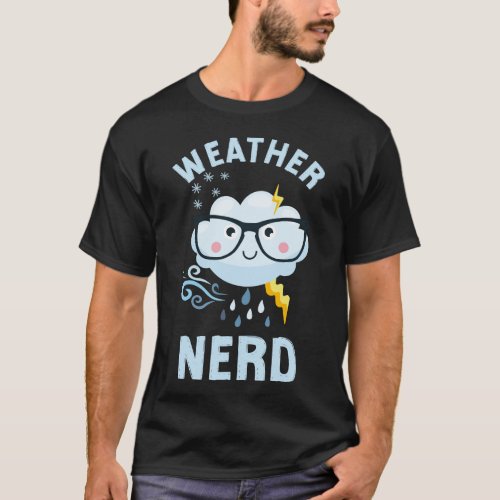 Meteorologist Weather Forecast Weather Nerd Kids T_Shirt