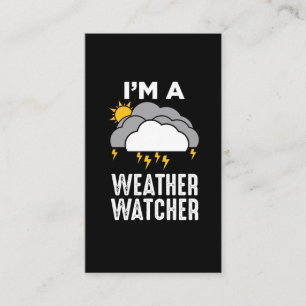 Meteorologist Weather Weatherman Meteorology Business Card