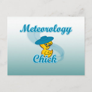 Meteorology Chick #3 Postcard