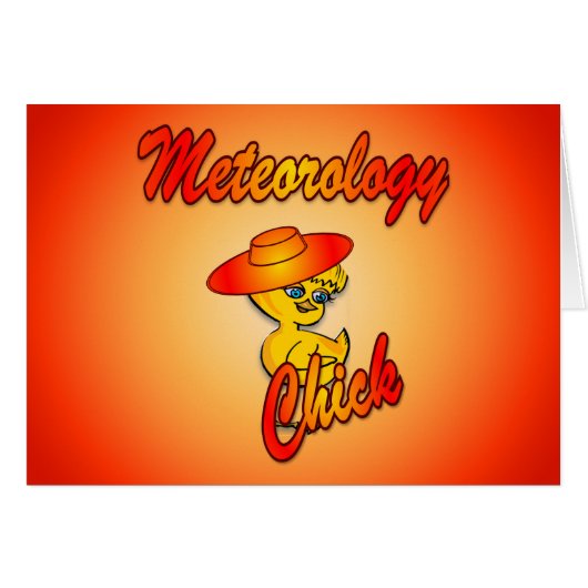 Meteorology Chick #5 (Front Horizontal)