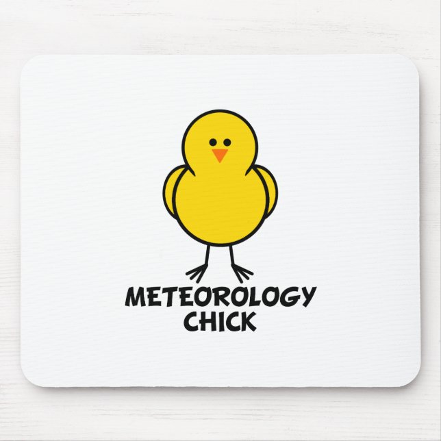 Meteorology Chick Mouse Pad (Front)