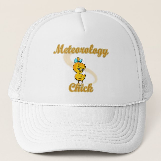Meteorology Chick Trucker Hat (Front)