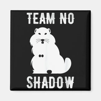 Meteorology Funny Team No Shadow Groundhog 2022 _2 Magnet