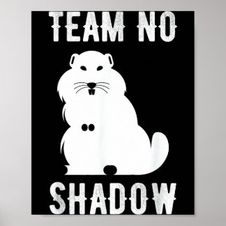 Meteorology Funny Team No Shadow Groundhog 2022 _2 Poster