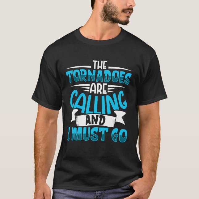 Meteorology Kids Tornado Storm Chasing Storm Fan T-Shirt (Front)