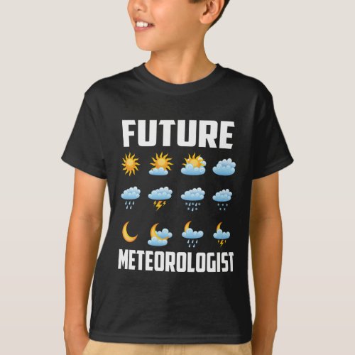 Meteorology Kids Weather Watcher Forecaster T_Shirt