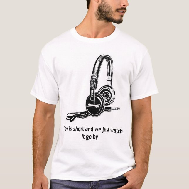 Meter Maids headphones T-Shirt (Front)
