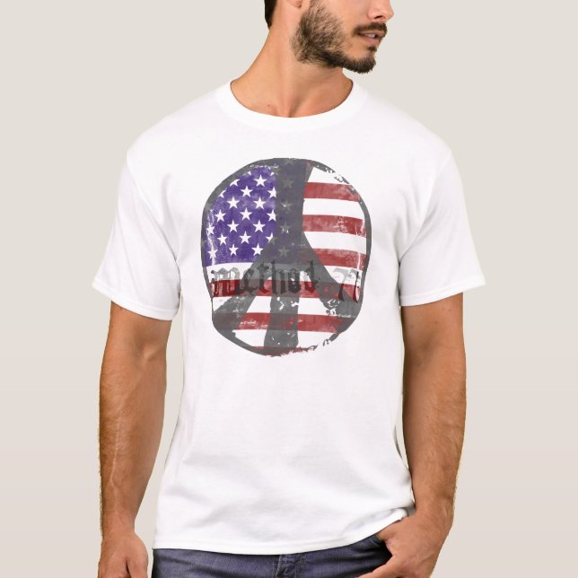 Method 77 USA Peace T-Shirt (Front)