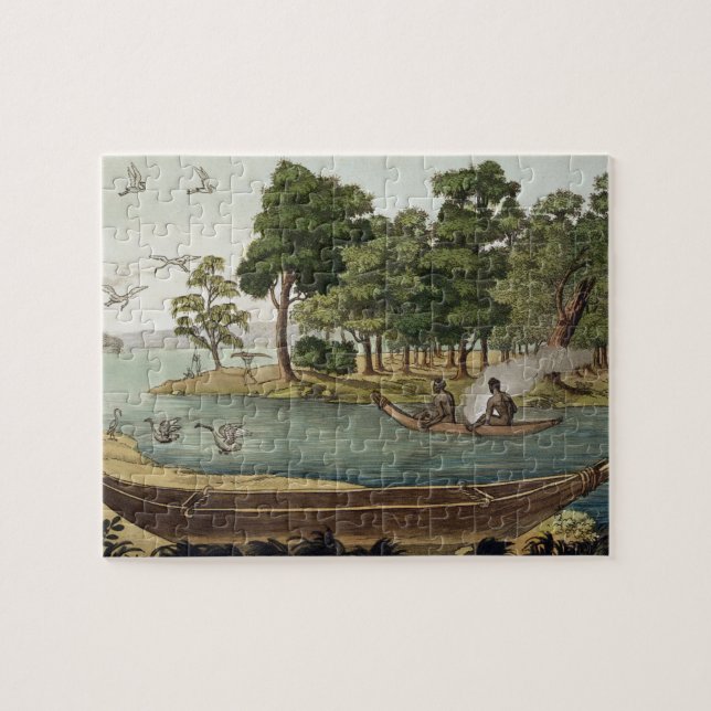 Method of Navigation in New Holland, engraved by F Jigsaw Puzzle (Horizontal)