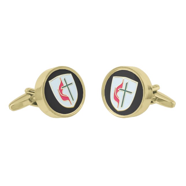 Methodist Church Cufflinks (Angled)