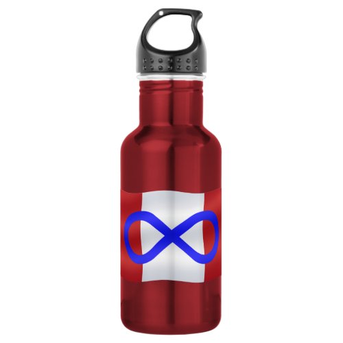 Metis Art Canadian Metis Flag Stainless Steel Water Bottle