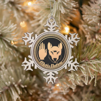 Metis Art Christmas Ornaments Tribal Wolf Gifts