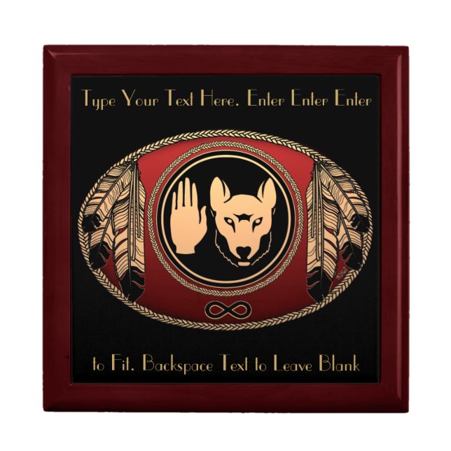 Metis Art Gift Box Custom Rebellion Jewelry Box (Front)
