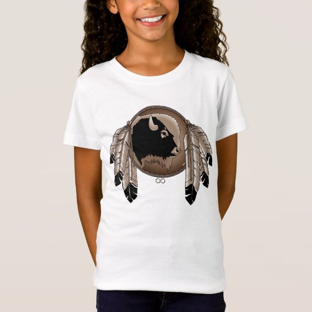 Metis Art Kid's T-shirt First Nation Art Kid's Tee (Front)