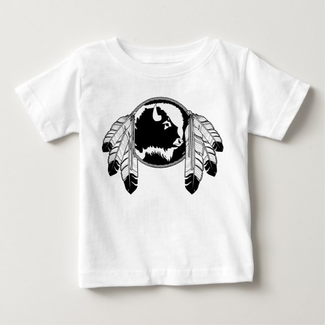 Metis Baby Shirts Native Wildlife Art Baby Shirt (Front)
