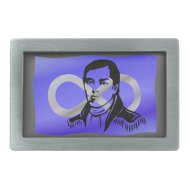 Metis Belt Buckle Cuthbert Grant Metis Hero Buckle (Front)