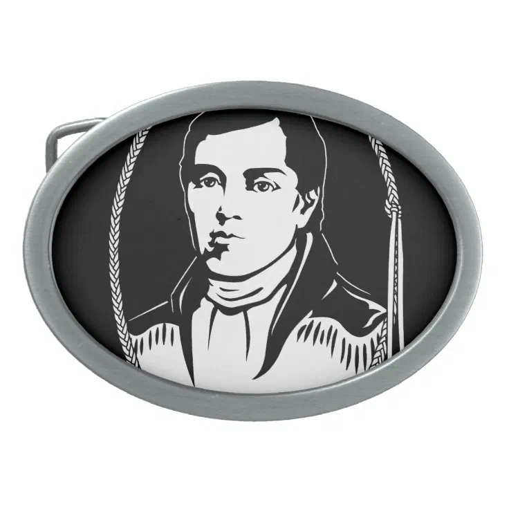 Metis Belt Buckle Cuthbert Grant Metis Hero Buckle Zazzle