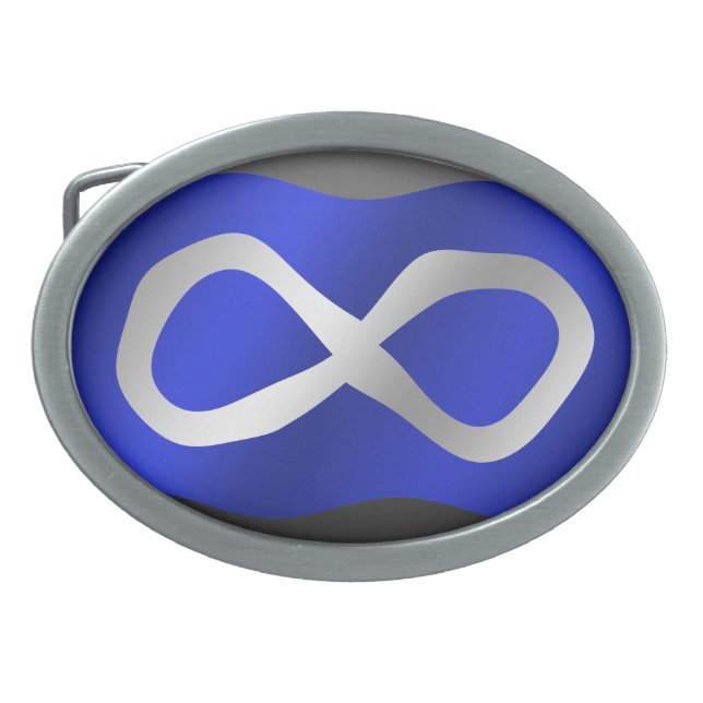 Metis Belt Buckle Metis Flag Belt Buckle Customize (Front)