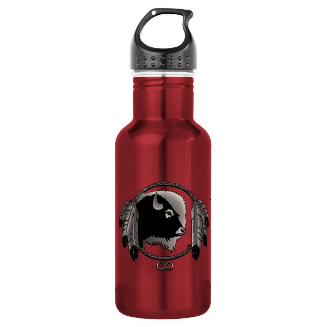 Metis Custom Metis Wildlife Water Bottle (Front)