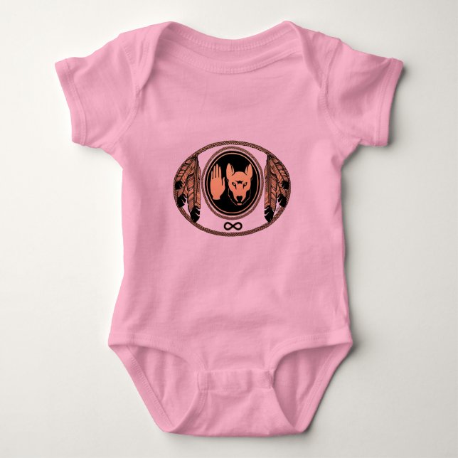 Metis First Nation Shirt Baby Rebellion Flag Top (Front)