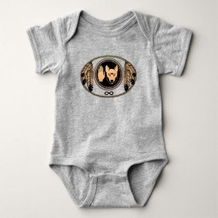 Metis First Nation Shirt Baby Rebellion Wolf Top