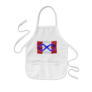 Metis Flag Apron First Nation Canada Apron