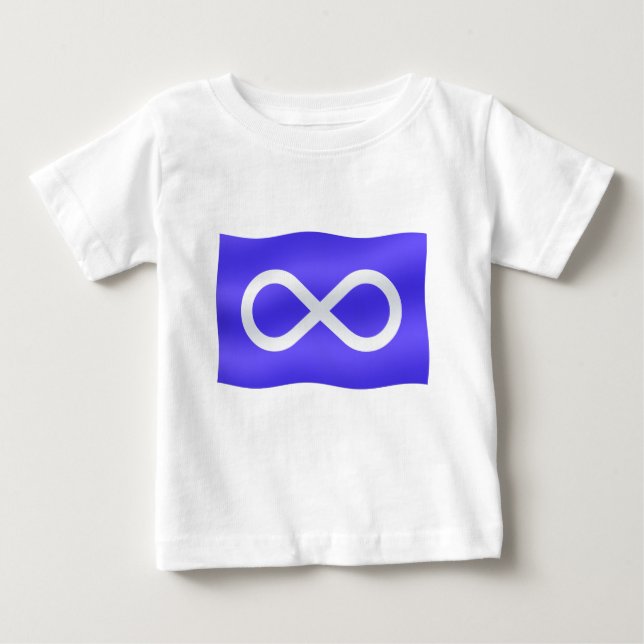 Metis Flag Baby T-shirt First Nation Baby Shirt (Front)