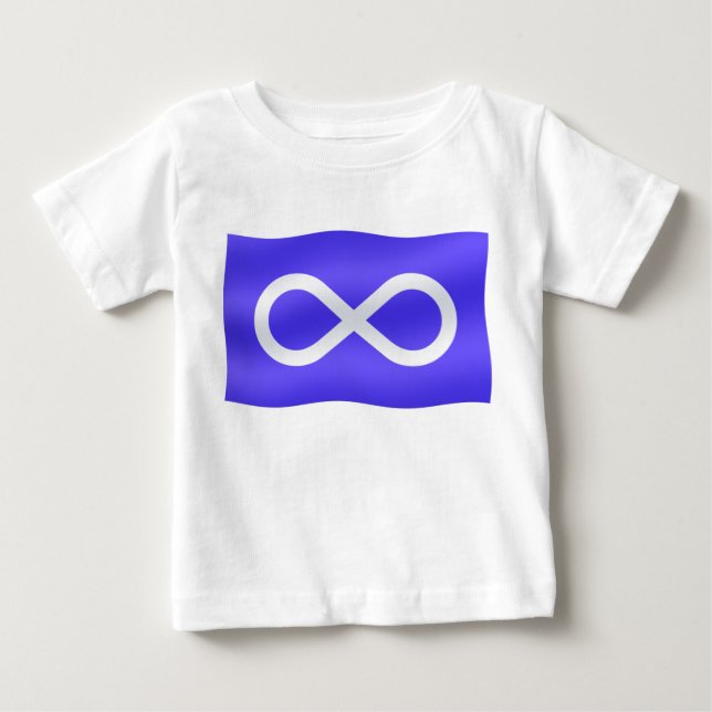 Metis Flag Baby T-shirt First Nation Toddler Shirt (Front)
