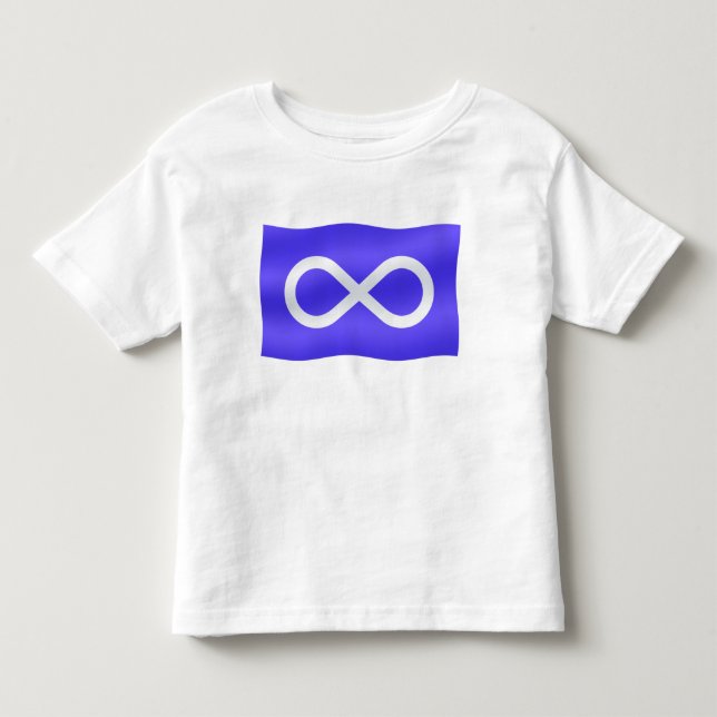Metis Flag Baby T-shirt First Nation Toddler Shirt (Front)