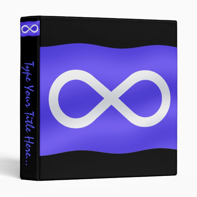 Metis Flag Binder Personalized Metis Photo Album (Front/Spine)