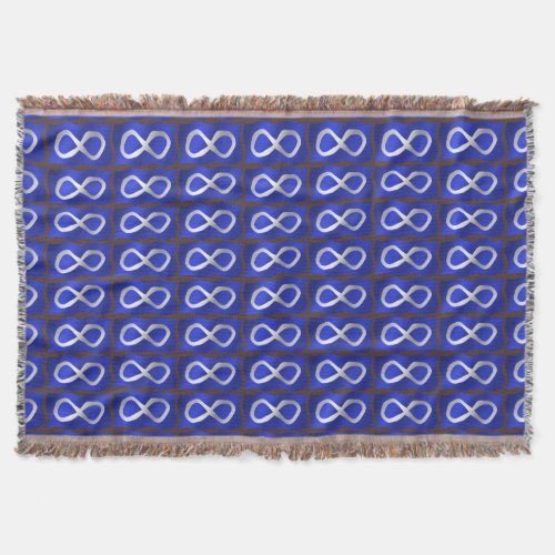 Metis Flag  Blanket First Nations Throw Blankets