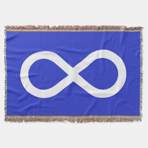 Metis Flag  Blanket First Nations Throw Blankets