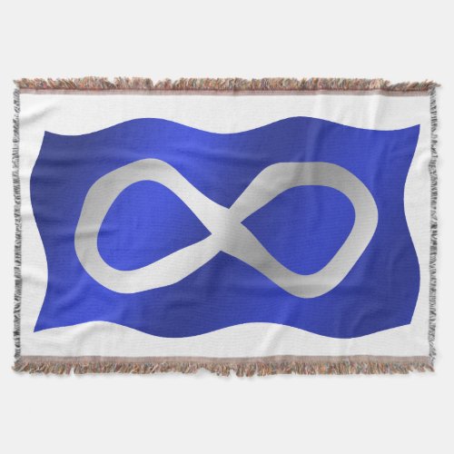 Metis Flag  Blanket First Nations Throw Blankets