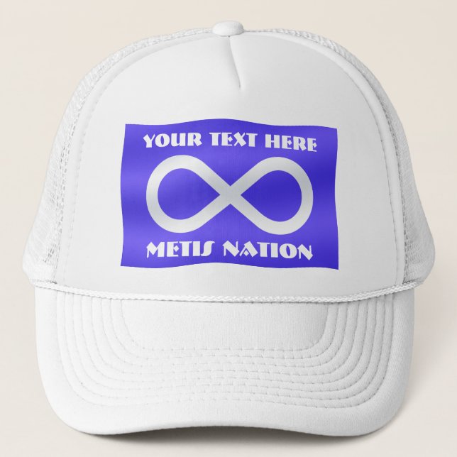 Metis Flag Cap Personalized Metis Hat Baseball Cap (Front)