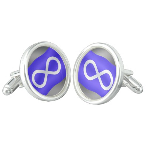 Metis Flag Cufflinks First Nations Flag Cufflinks