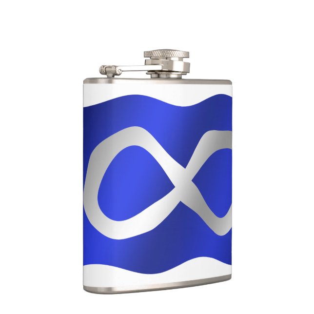 Metis Flag Flask Personalized Metis Drink Flasks (Right)