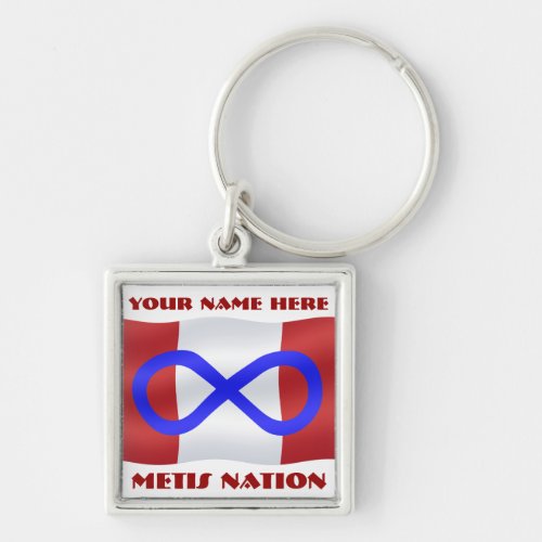 Metis Flag Keychain Personalized Metis Key Chain