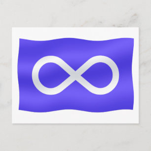 Metis Flag Postcards Buffalo First Nations Cards