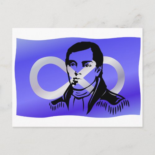 Metis Flag Postcards First Metis Leader Postards