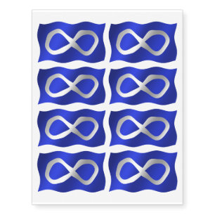 Metis Flag Temporary Tattoo Metis Art Skin Art