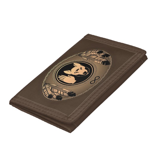 Metis Flag Wallet Custom Rebellion Wolf Wallets (Bottom)