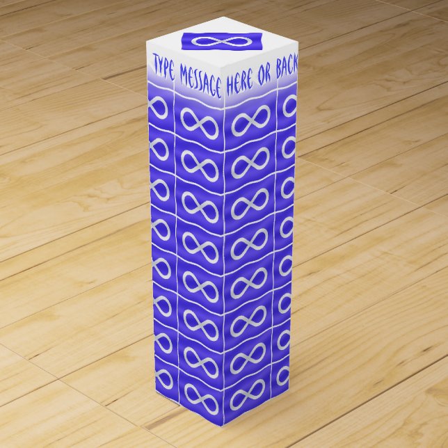 Metis Flag Wine Box Personalized Metis Flag Box (Front)