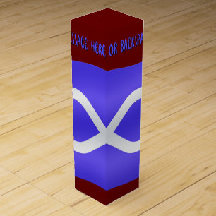 Metis Flag Wine Box Personalized Metis Flag Box